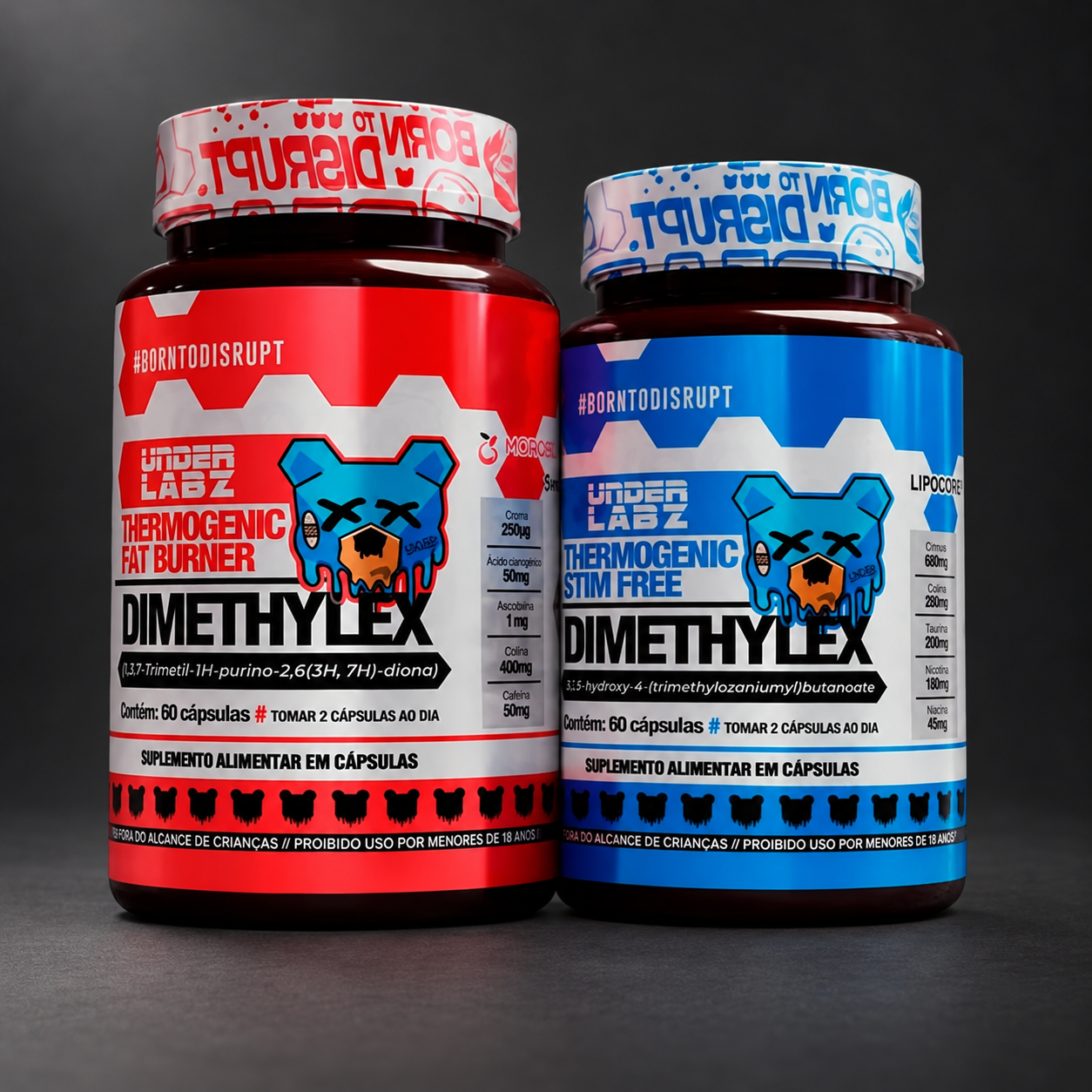 Kit Dimethylex Original e Stim Free Under Labz