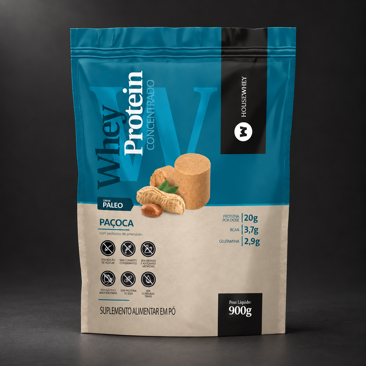 Whey Protein Concentrado Paçoca HouseWhey